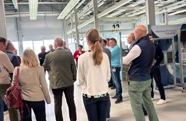 Zu Besuch im Wasserstoff Campus in Salzgitter