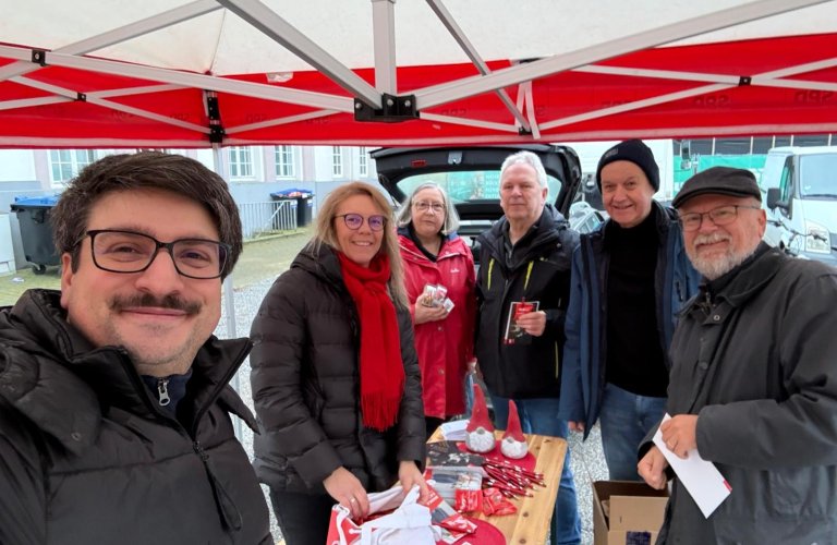 Wunschbox auf dem Achimer Wochenmarkt
