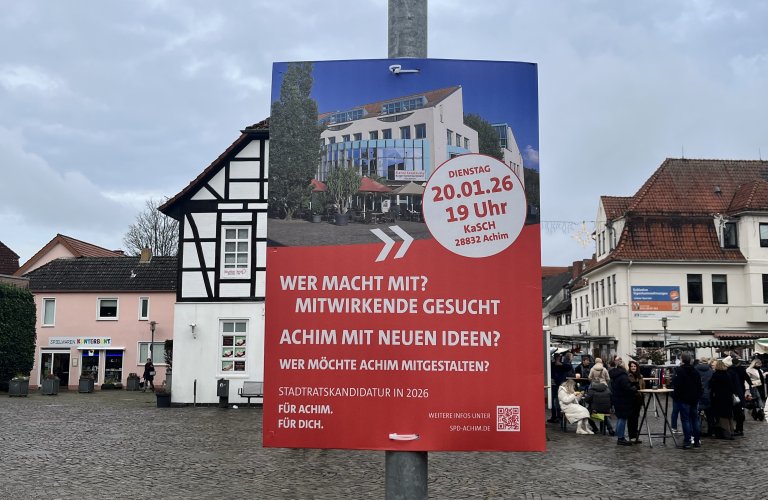 Wunschbox auf dem Achimer Wochenmarkt