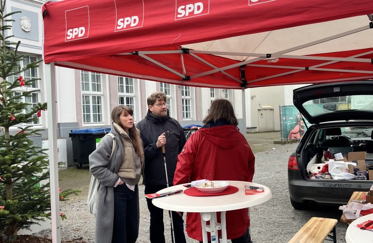 Wunschbox auf dem Achimer Wochenmarkt