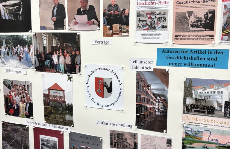 Besuch bei der Achimer Geschichtswerkstatt